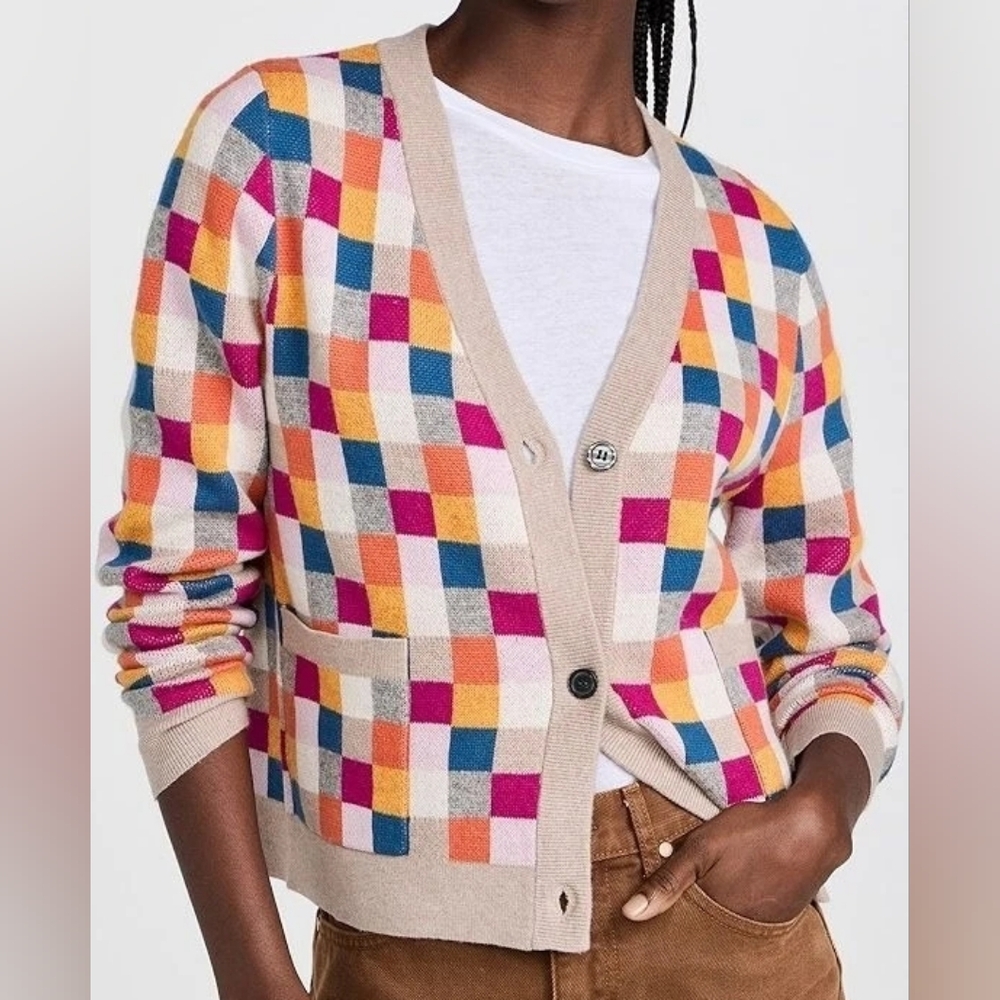 ON HOLD Kule Capucine Wool Blend V neck Cardigan